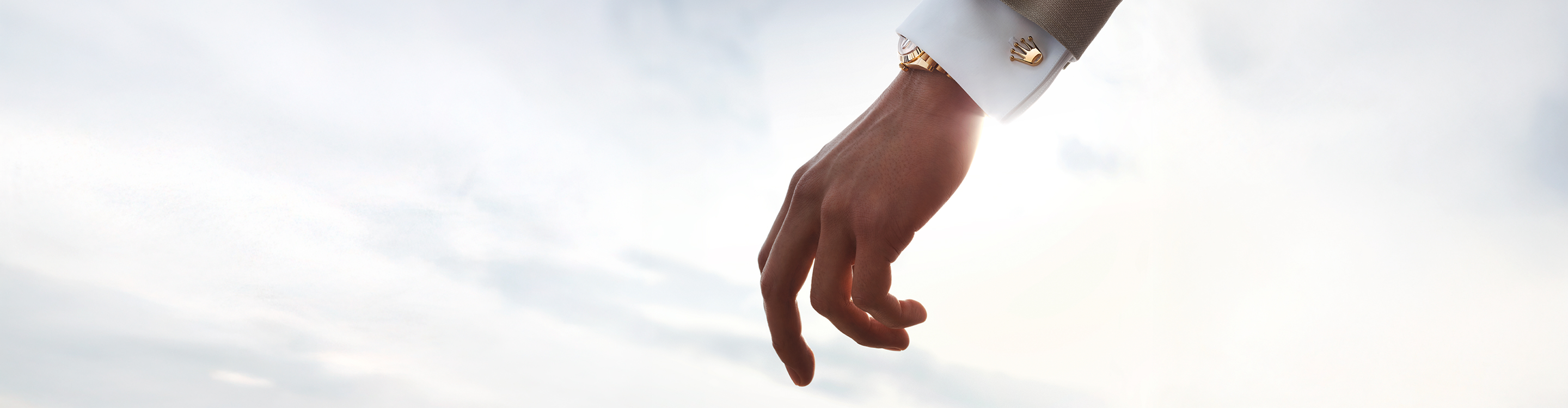 Man wearing Rolex Accessory