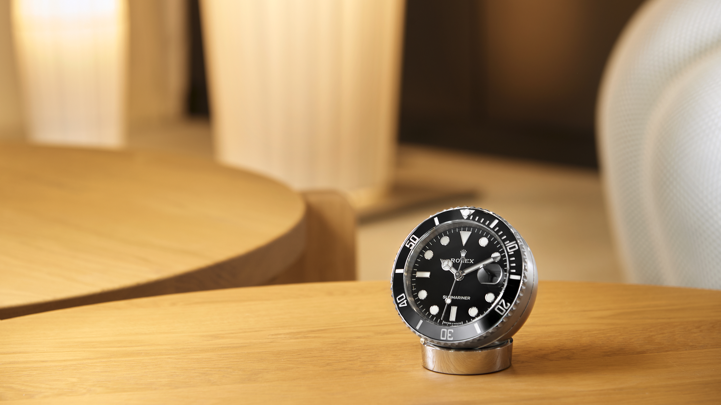 Rolex table clock