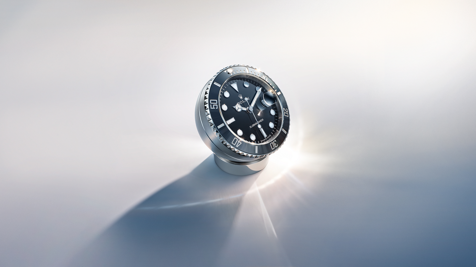 Man wearing Rolex Accessory Fluted Cufflinks